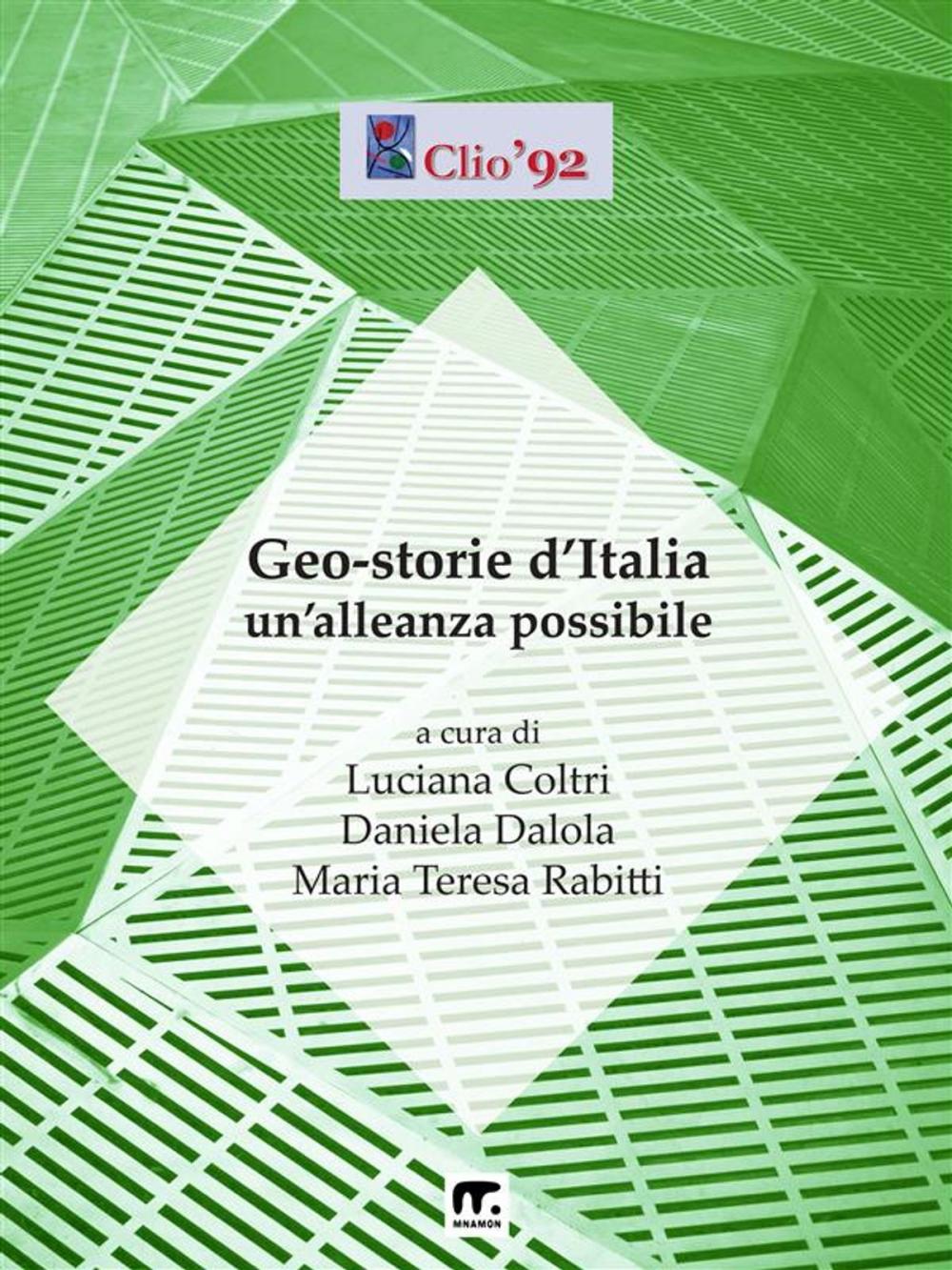 Big bigCover of Geo-storie d'Italia - Un'alleanza possibile