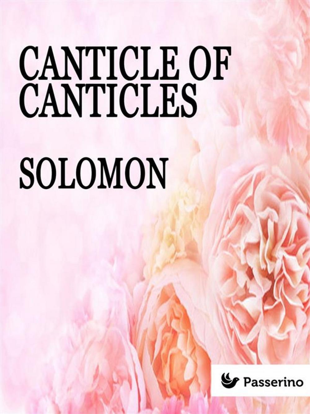 Big bigCover of Canticle of canticles