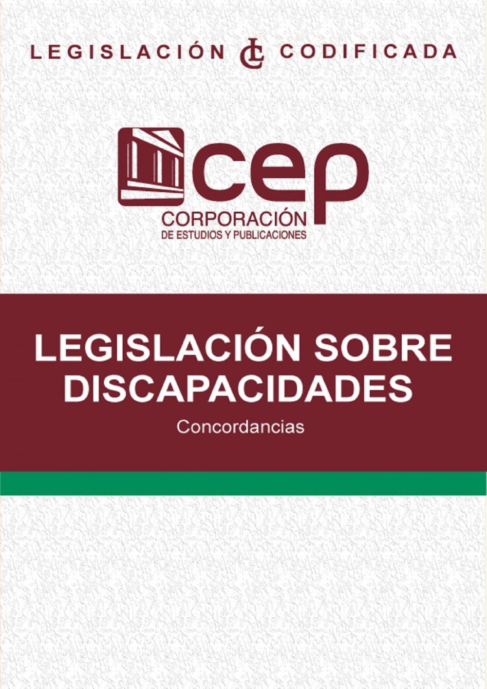 Big bigCover of Legislación sobre discapacidades, con concordancias