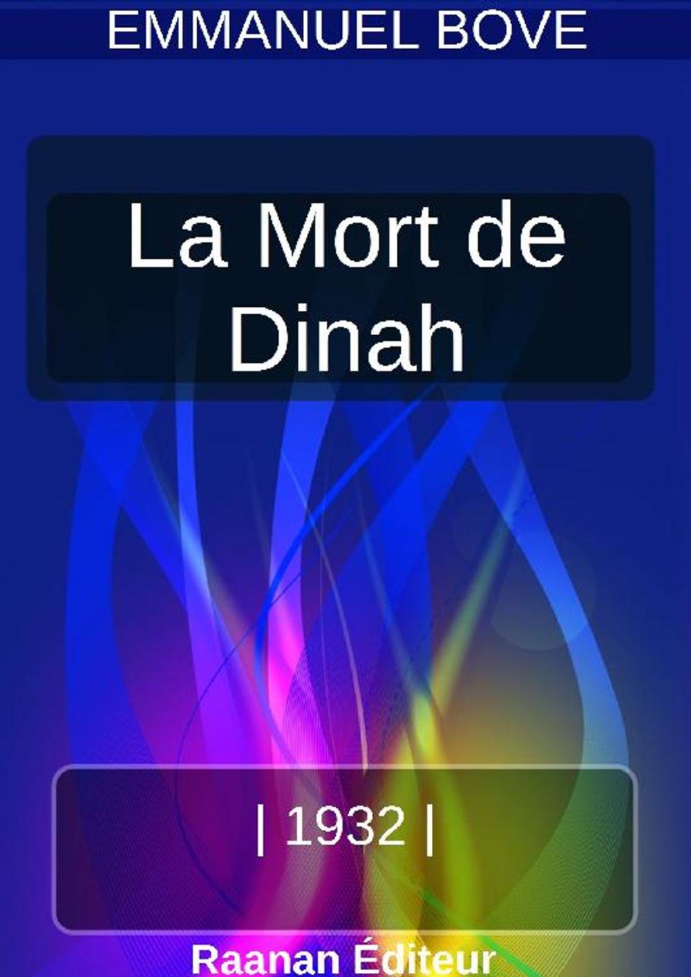 Big bigCover of LA MORT DE DINAH