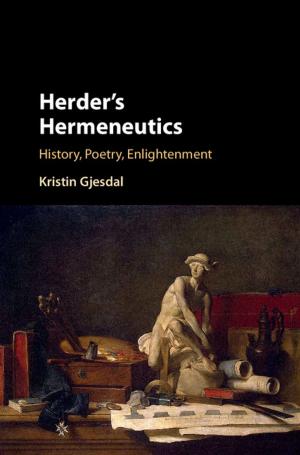 Cover of the book Herder's Hermeneutics by Professor Tadashi Nakano, Professor Andrew W. Eckford, Professor Tokuko Haraguchi