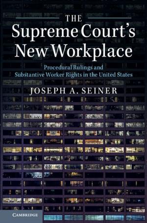 Cover of the book The Supreme Court's New Workplace by Jonathan Rynhold