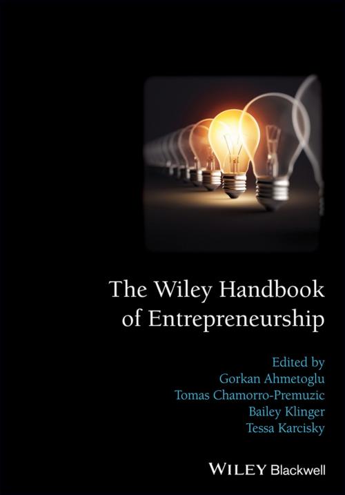 Cover of the book The Wiley Handbook of Entrepreneurship by , Wiley