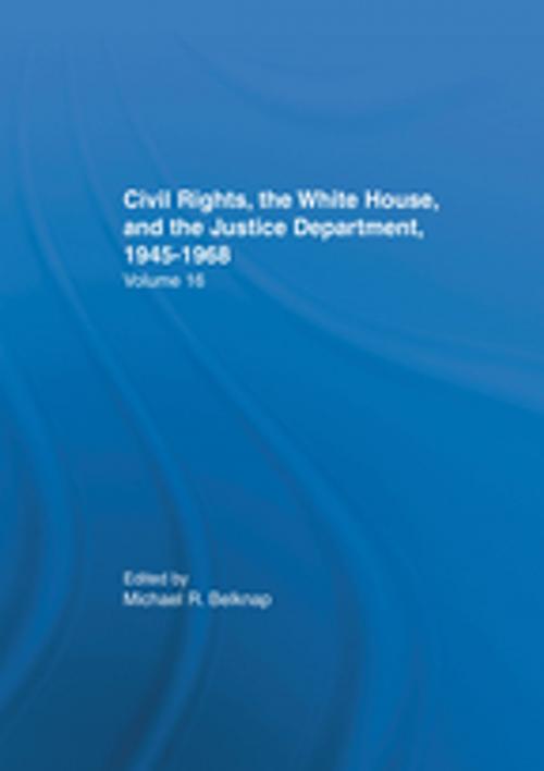 Cover of the book Justice Department Civil Rights Policies Prior to 1960 by , Taylor and Francis