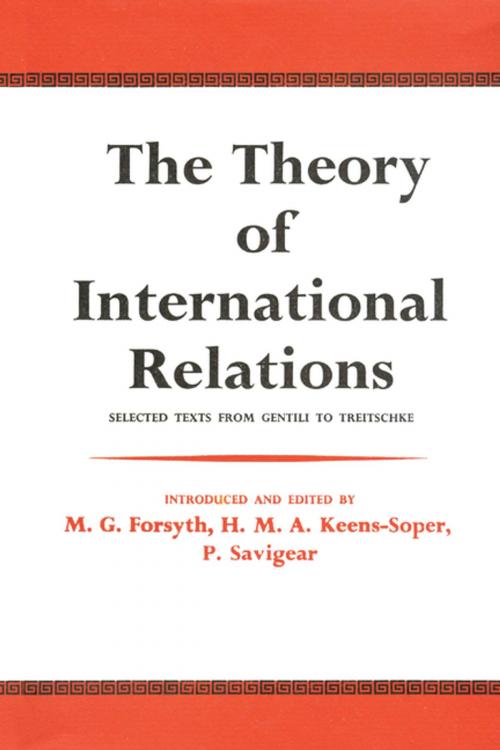 Cover of the book The Theory of International Relations by Friedrich Lutz, Taylor and Francis