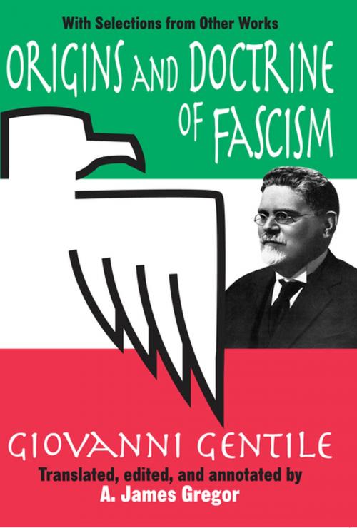 Cover of the book Origins and Doctrine of Fascism by Giovanni Gentile, Taylor and Francis