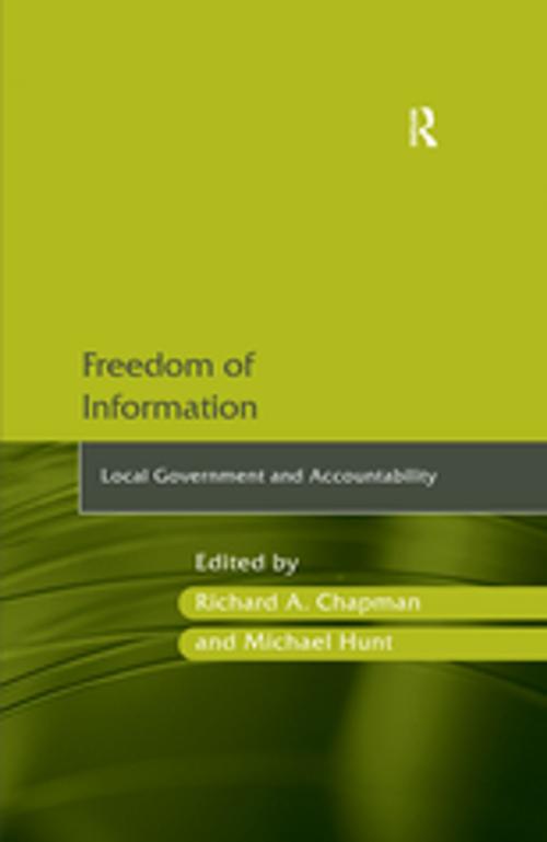 Cover of the book Freedom of Information by , Taylor and Francis