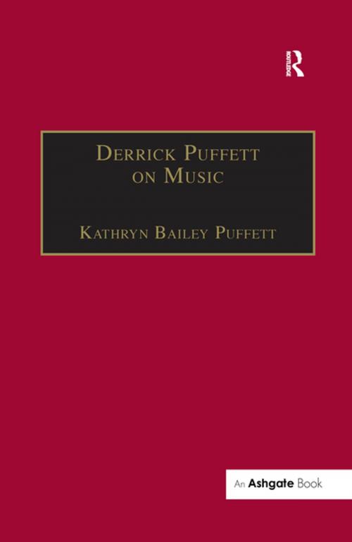 Cover of the book Derrick Puffett on Music by , Taylor and Francis