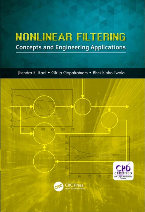 Cover of the book Nonlinear Filtering by Jitendra R. Raol, Girija Gopalratnam, Bhekisipho Twala, CRC Press