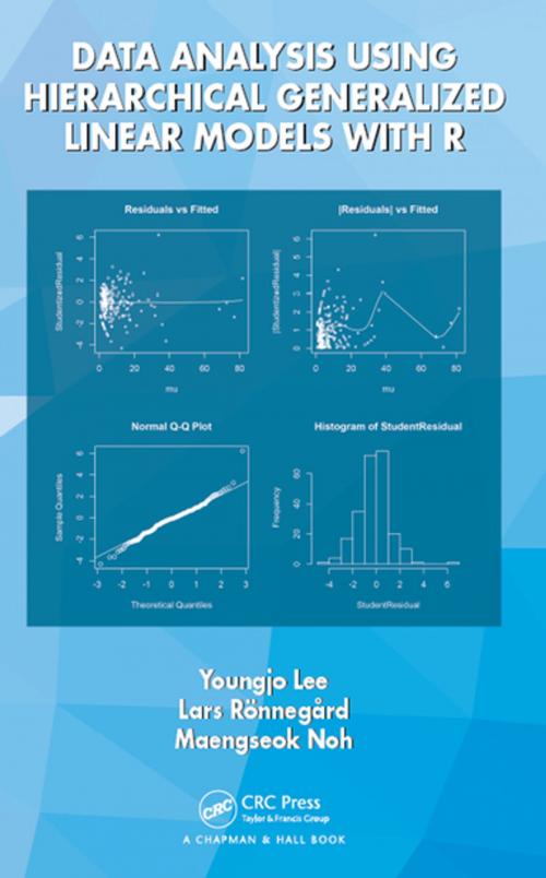 Cover of the book Data Analysis Using Hierarchical Generalized Linear Models with R by Youngjo Lee, Lars Ronnegard, Maengseok Noh, CRC Press