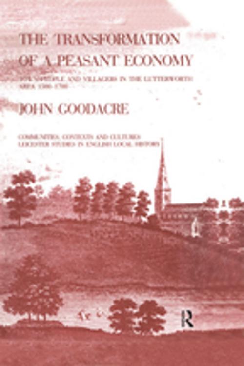 Cover of the book The Transformation of a Peasant Economy by John Goodacre, Taylor and Francis