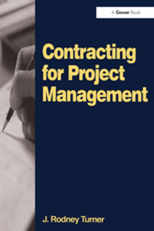 Cover of the book Contracting for Project Management by , Taylor and Francis