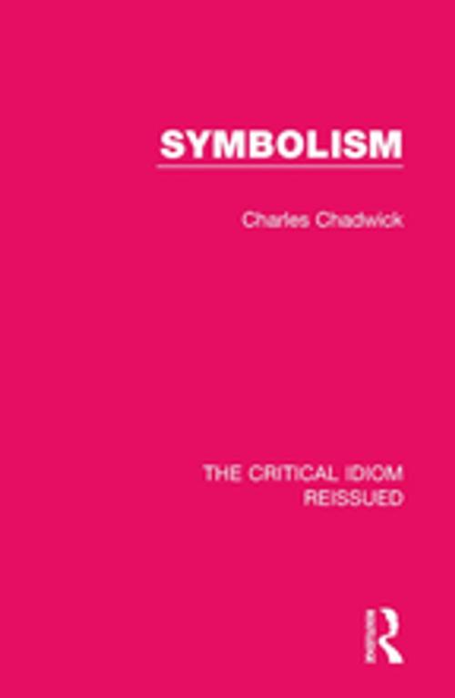 Cover of the book Symbolism by Charles Chadwick, Taylor and Francis