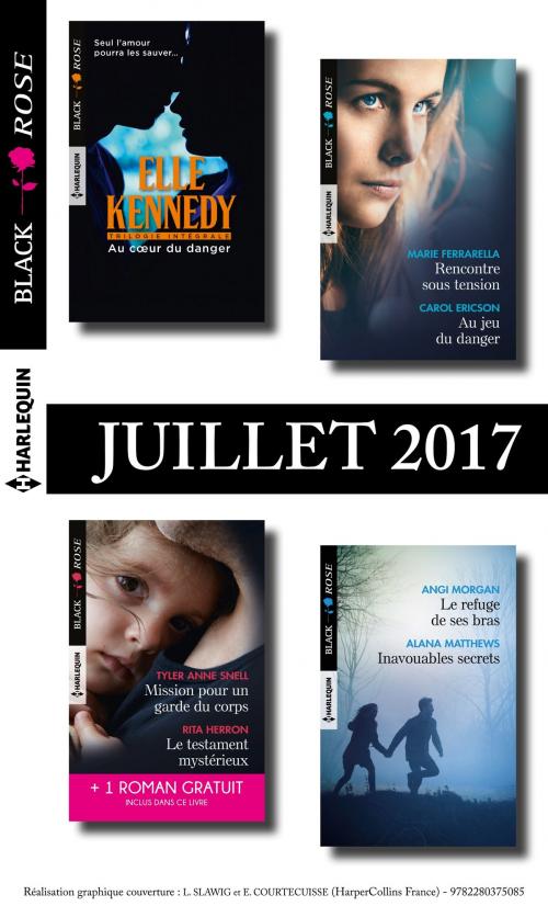 Cover of the book 9 romans Black Rose + 1 gratuit (n°436 à 439 - Juillet 2017) by Collectif, Harlequin