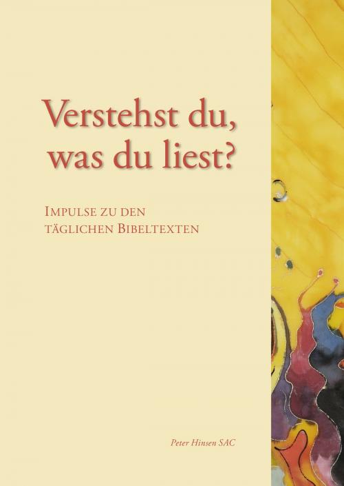 Cover of the book Verstehst du, was du liest? by Peter Hinsen, Pallotti