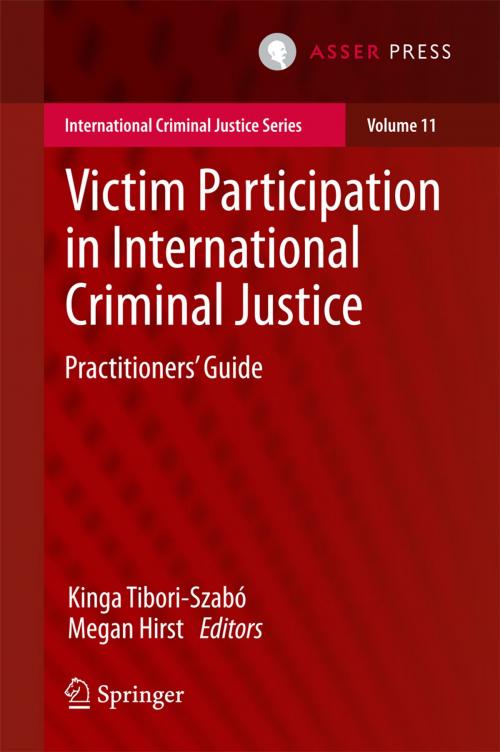 Cover of the book Victim Participation in International Criminal Justice by , T.M.C. Asser Press