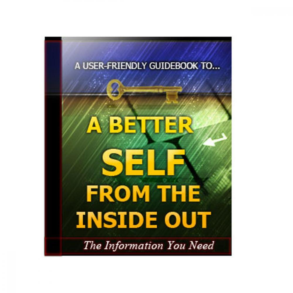 Big bigCover of A BETTER SELF FROM THE INSIDE OUT