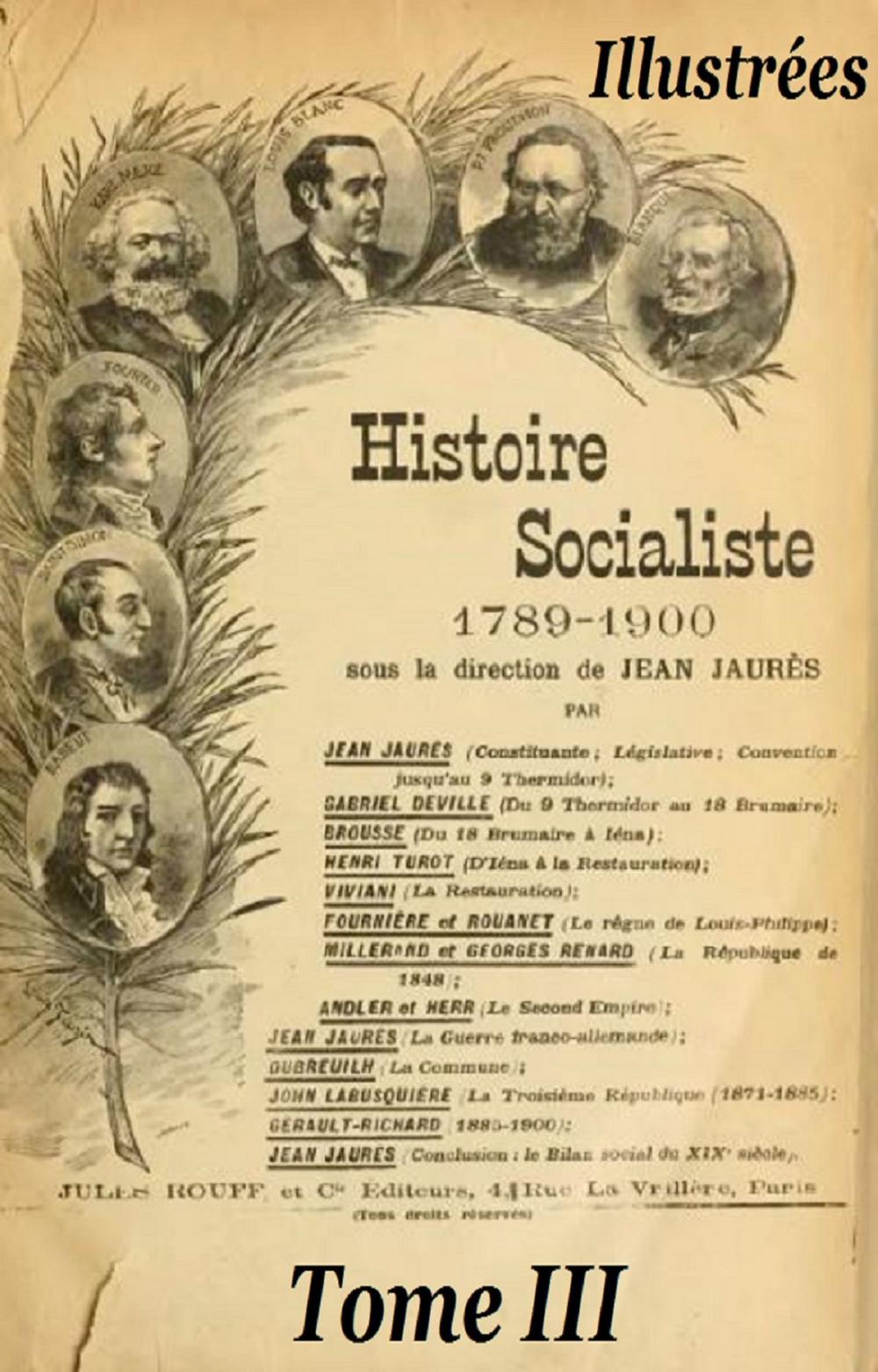 Big bigCover of Histoire socialiste de la France contemporaine Tome III