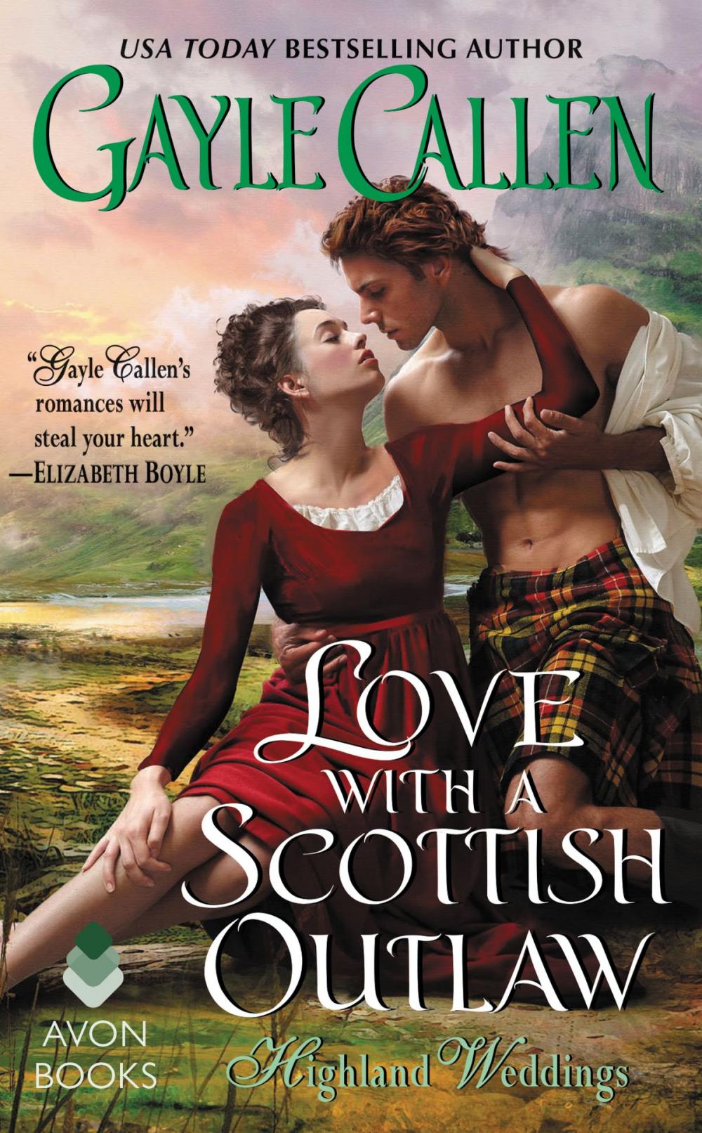 Big bigCover of Love with a Scottish Outlaw