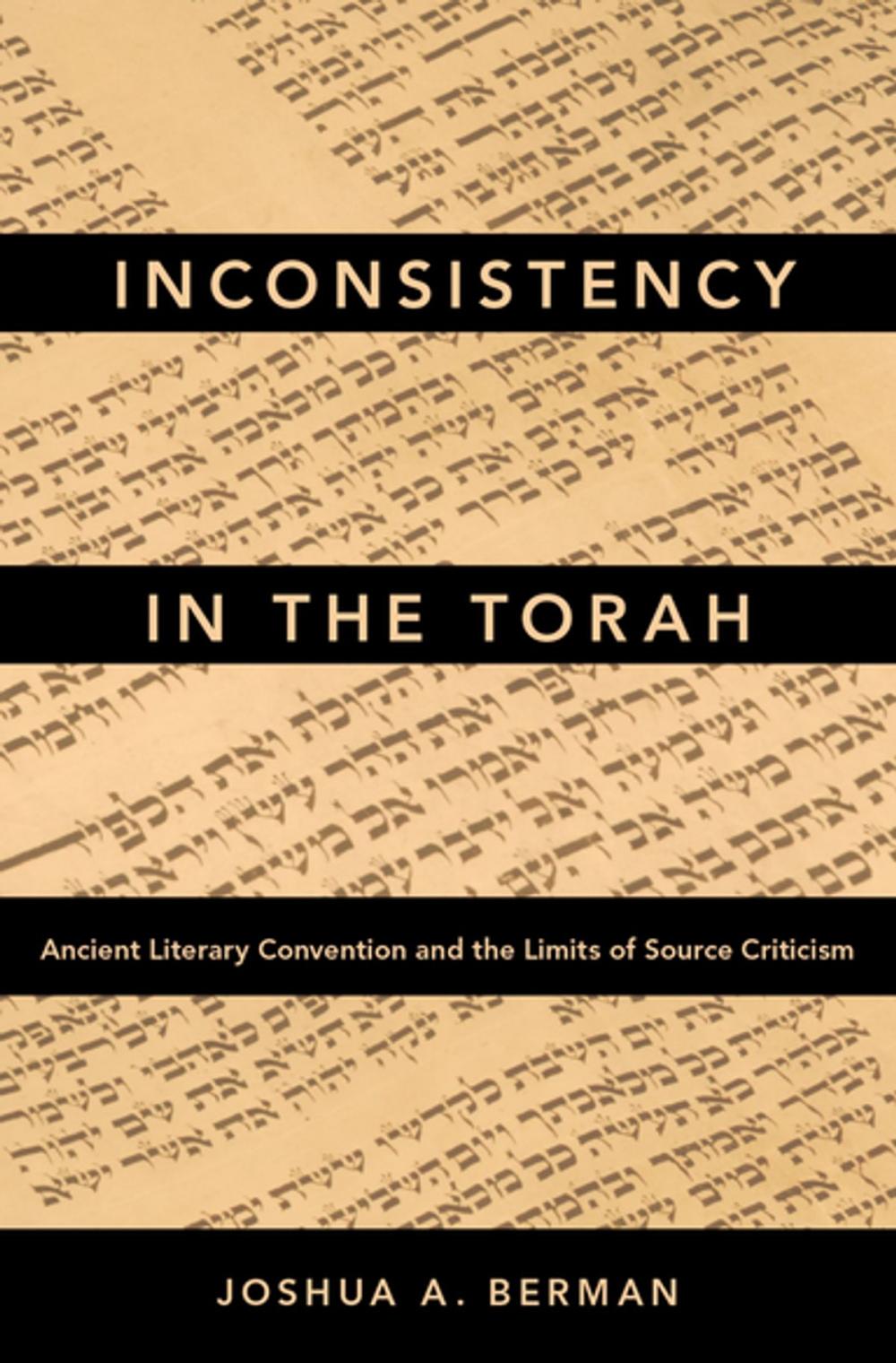 Big bigCover of Inconsistency in the Torah