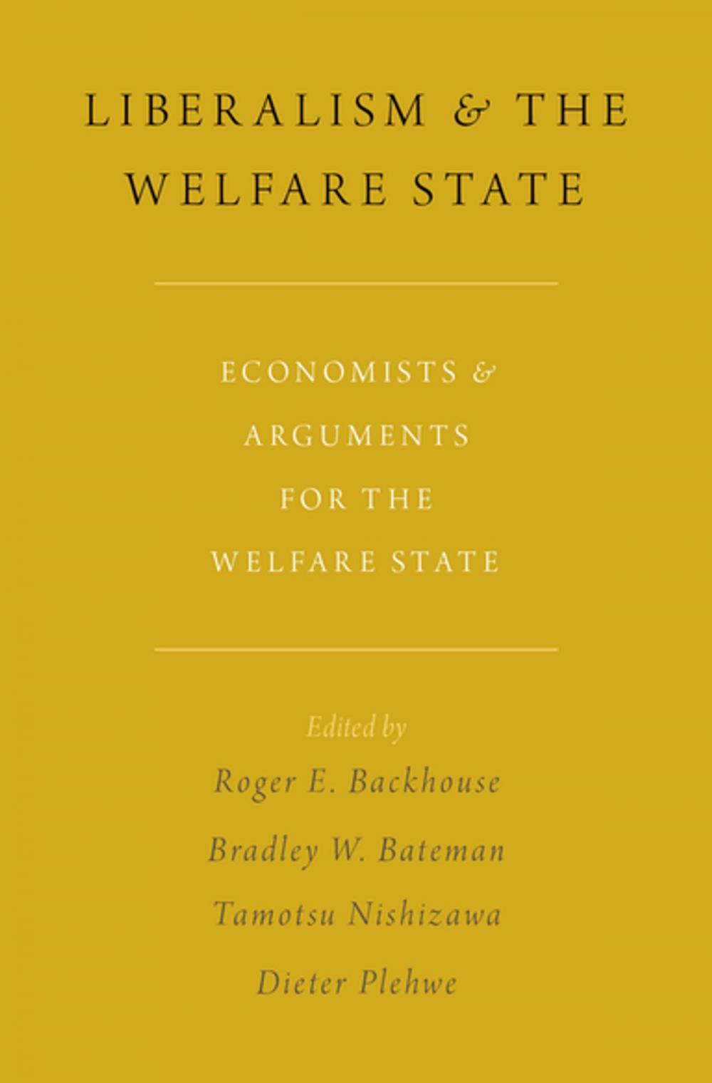 Big bigCover of Liberalism and the Welfare State