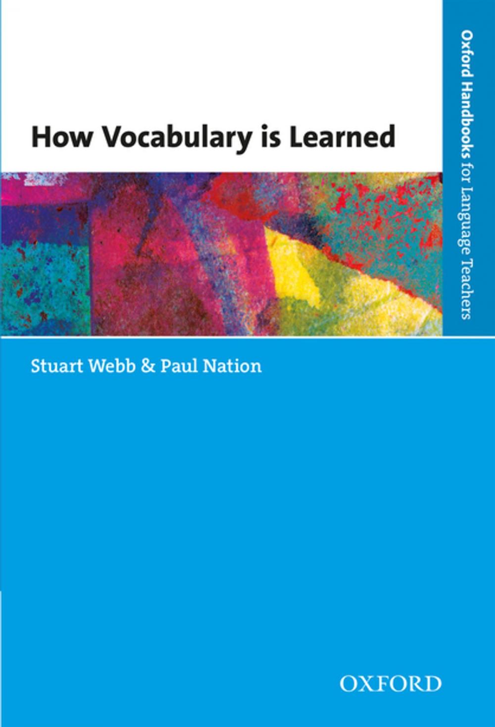 Big bigCover of How Vocabulary is Learned