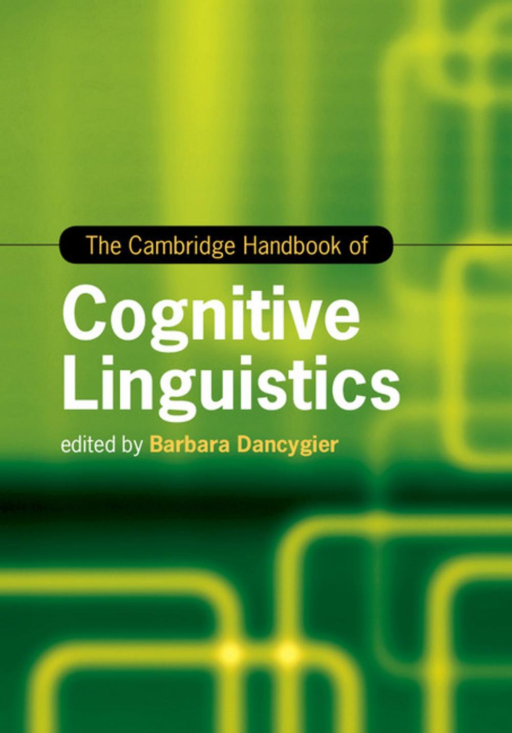 Big bigCover of The Cambridge Handbook of Cognitive Linguistics