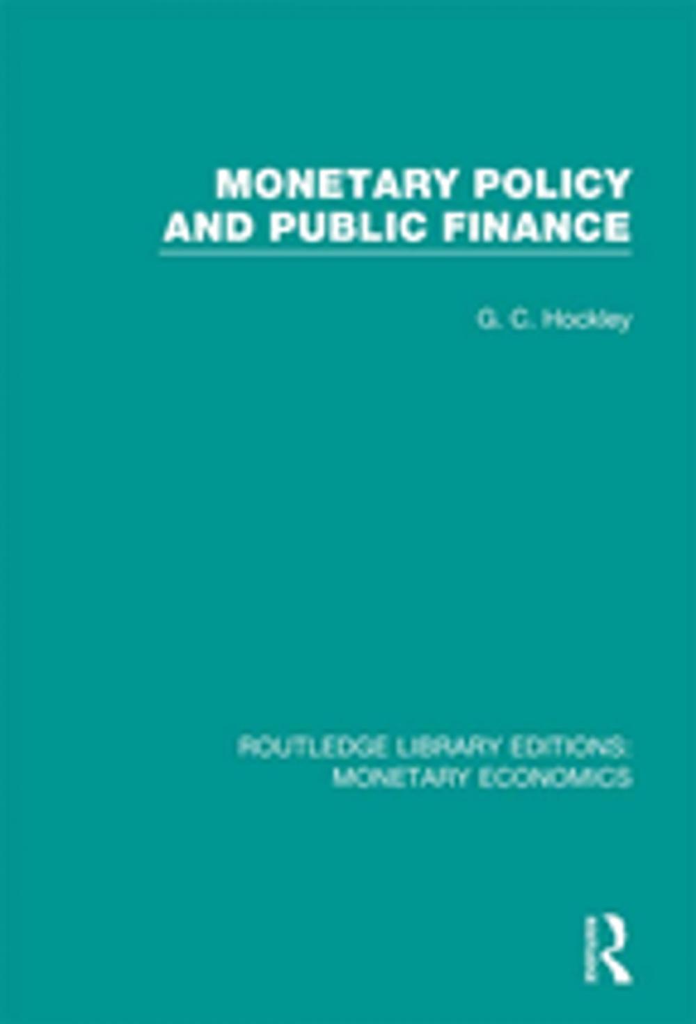 Big bigCover of Monetary Policy and Public Finance