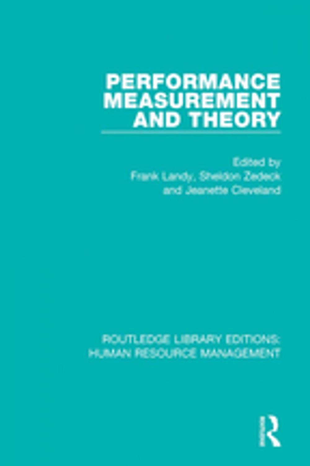 Big bigCover of Performance Measurement and Theory