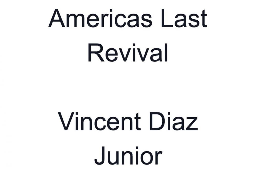 Big bigCover of Americas Last Revival