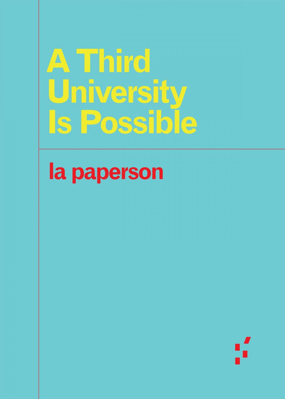 Big bigCover of A Third University Is Possible