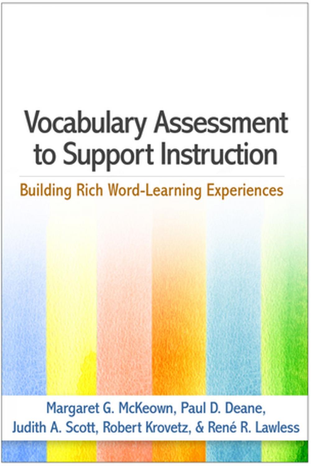 Big bigCover of Vocabulary Assessment to Support Instruction