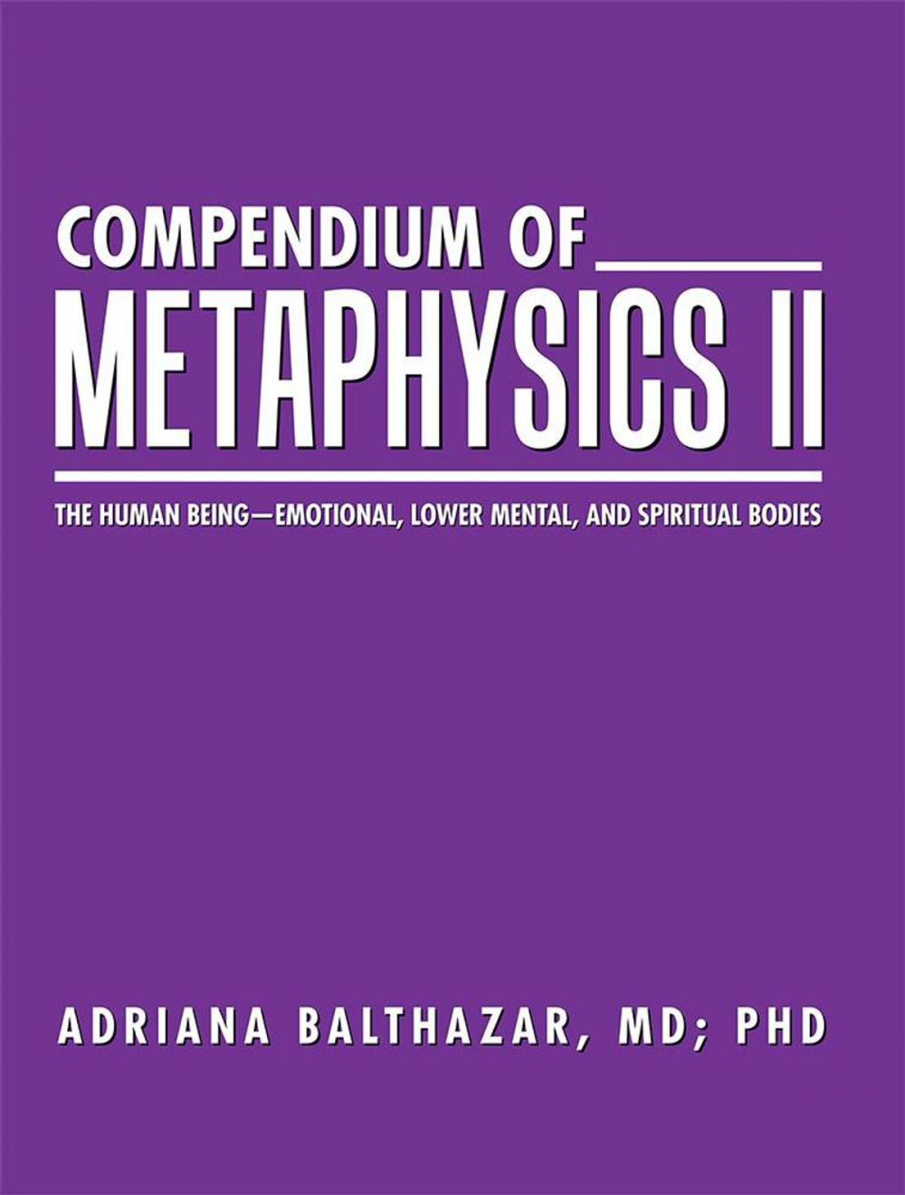 Big bigCover of Compendium of Metaphysics Ii