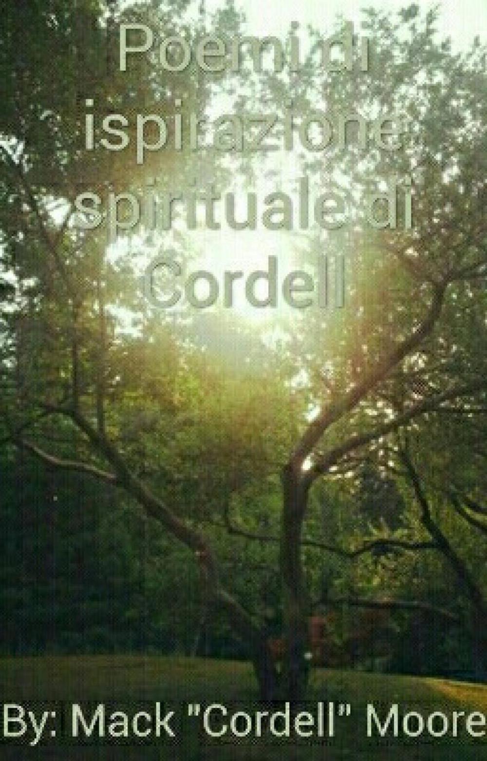 Big bigCover of Poemi di ispirazione spirituale di Cordell