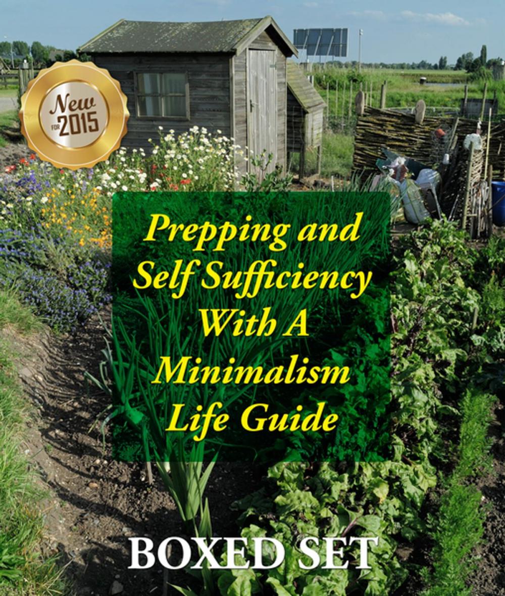 Big bigCover of Prepping and Self Sufficiency With A Minimalism Life Guide: Prepping for Beginners and Survival Guides