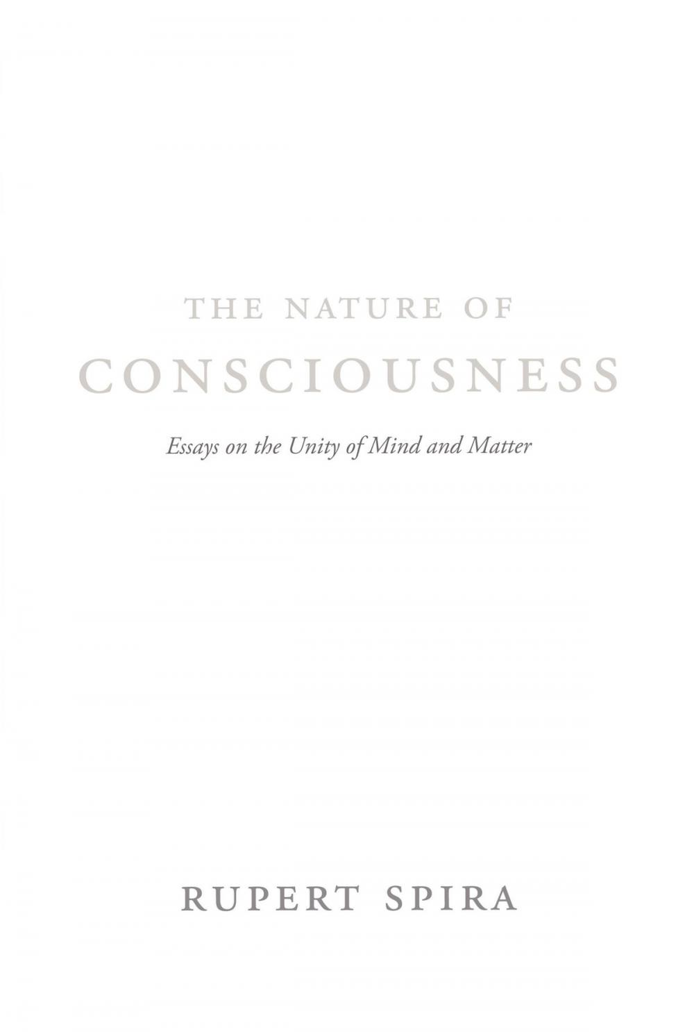 Big bigCover of The Nature of Consciousness