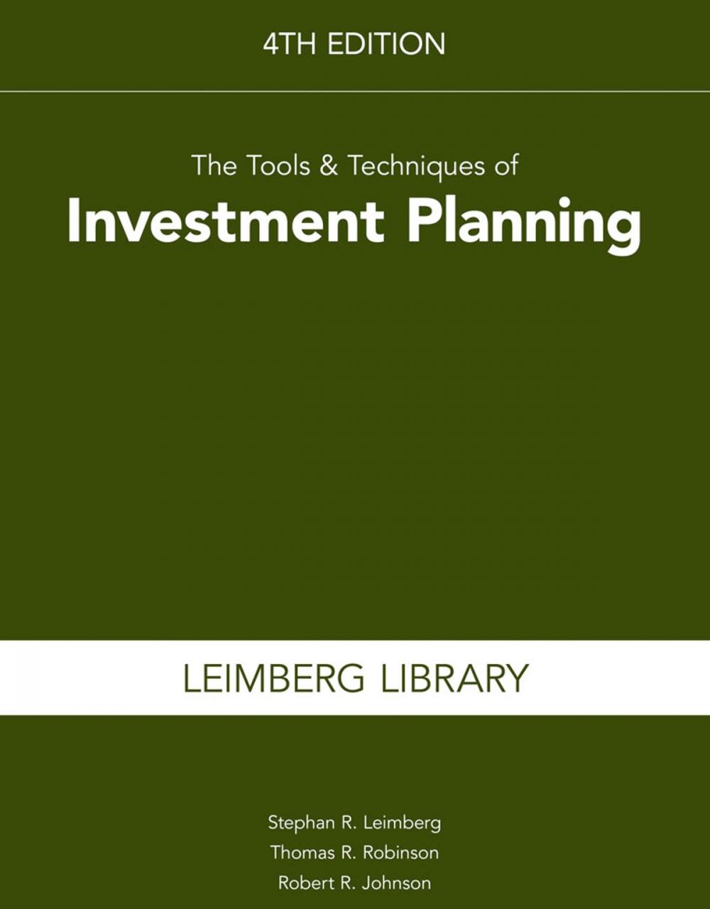 Big bigCover of Tools & Techniques of Investment Planning, 4th Edition