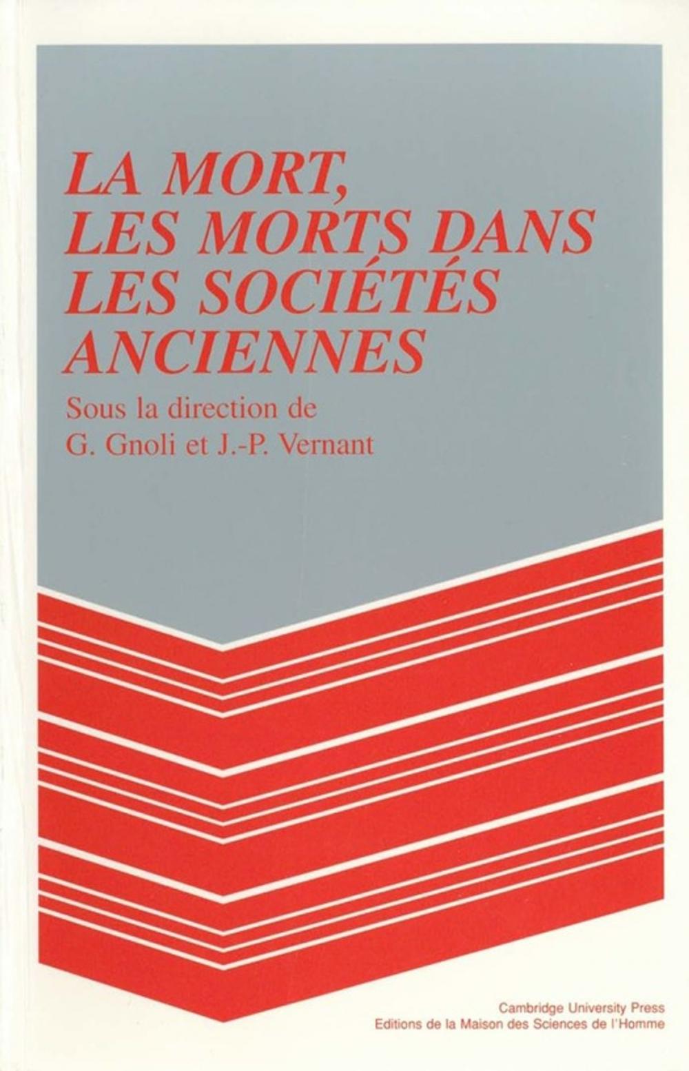 Big bigCover of La mort, les morts dans les sociétés anciennes