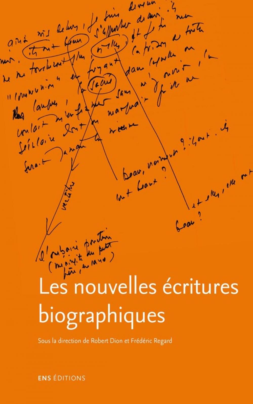 Big bigCover of Les nouvelles écritures biographiques