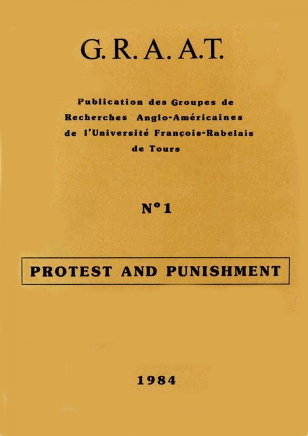 Big bigCover of Protest and Punishment