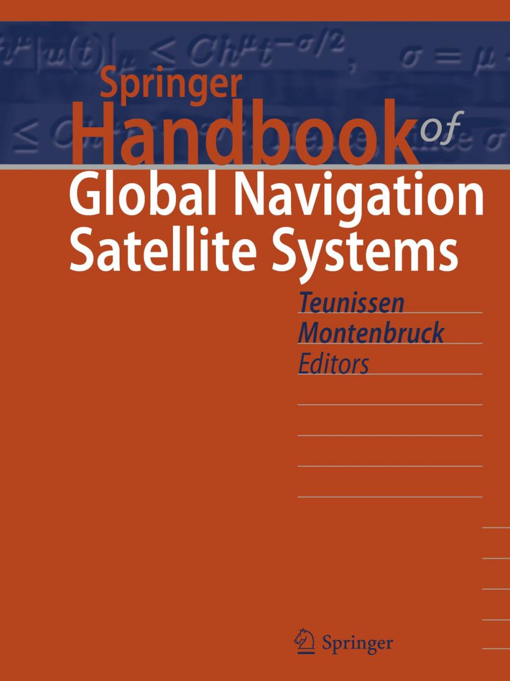 Big bigCover of Springer Handbook of Global Navigation Satellite Systems