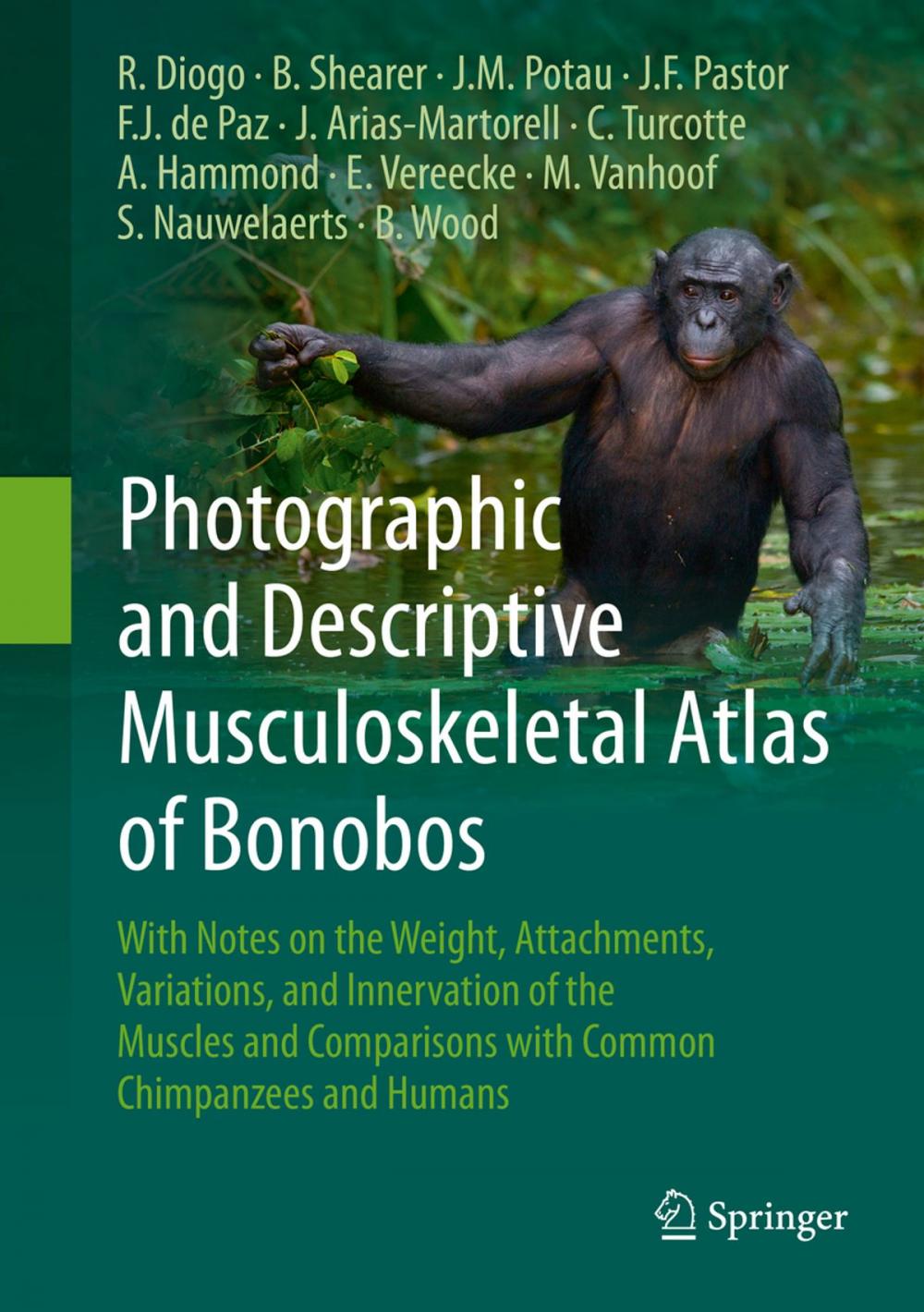 Big bigCover of Photographic and Descriptive Musculoskeletal Atlas of Bonobos