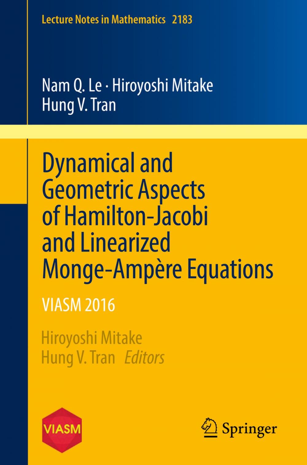 Big bigCover of Dynamical and Geometric Aspects of Hamilton-Jacobi and Linearized Monge-Ampère Equations