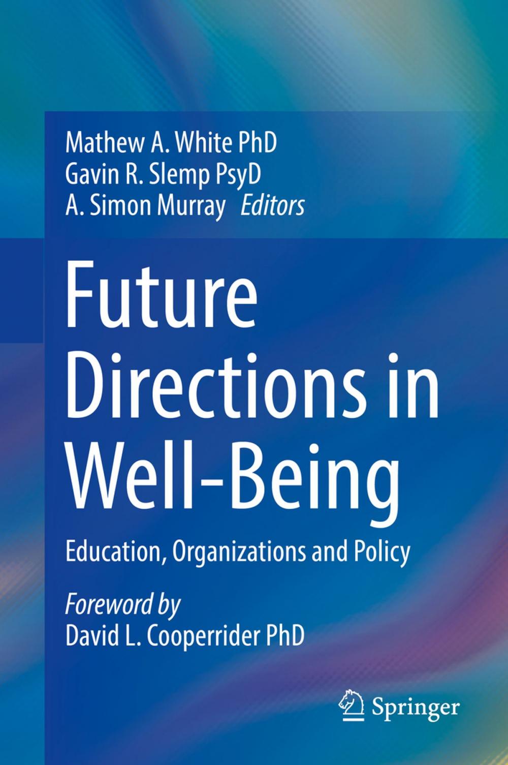 Big bigCover of Future Directions in Well-Being