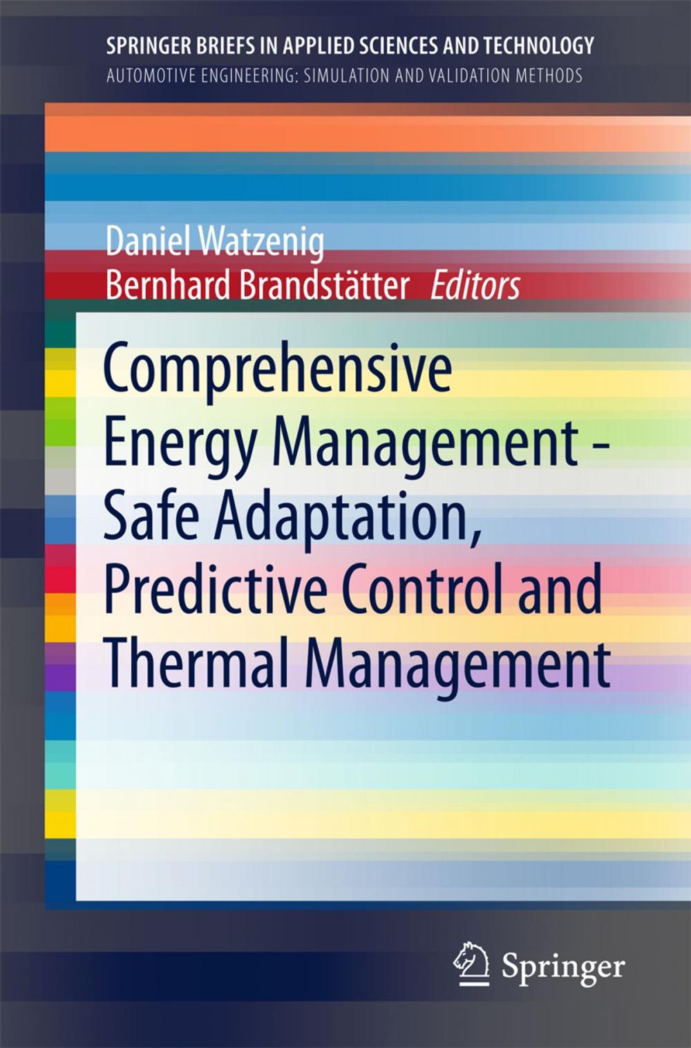 Big bigCover of Comprehensive Energy Management - Safe Adaptation, Predictive Control and Thermal Management