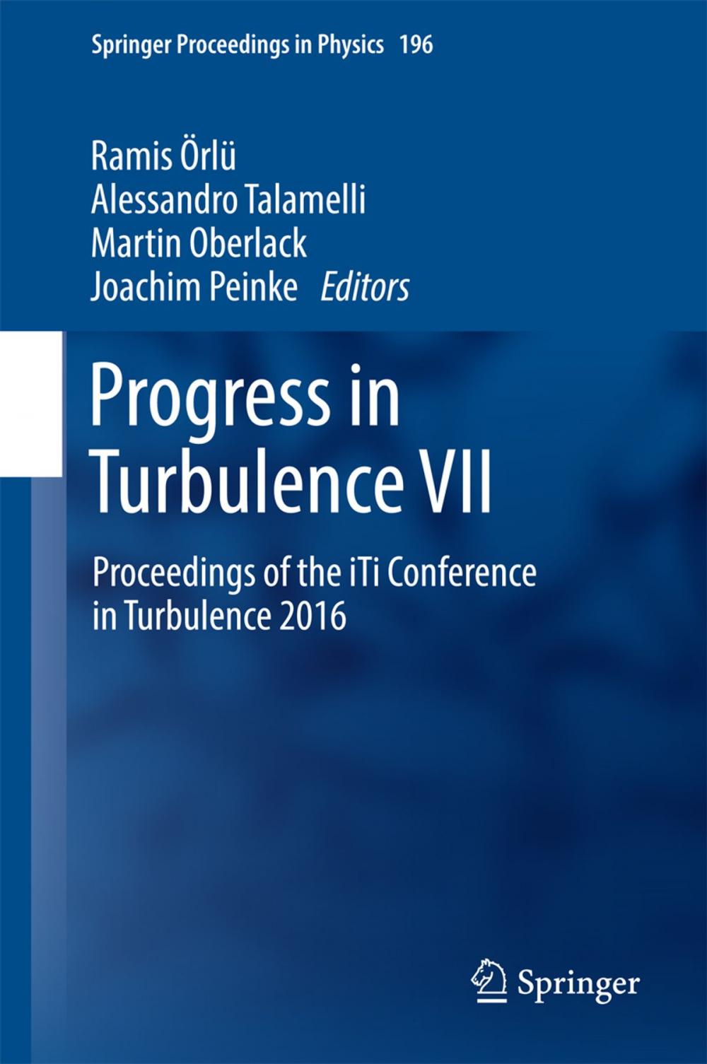 Big bigCover of Progress in Turbulence VII