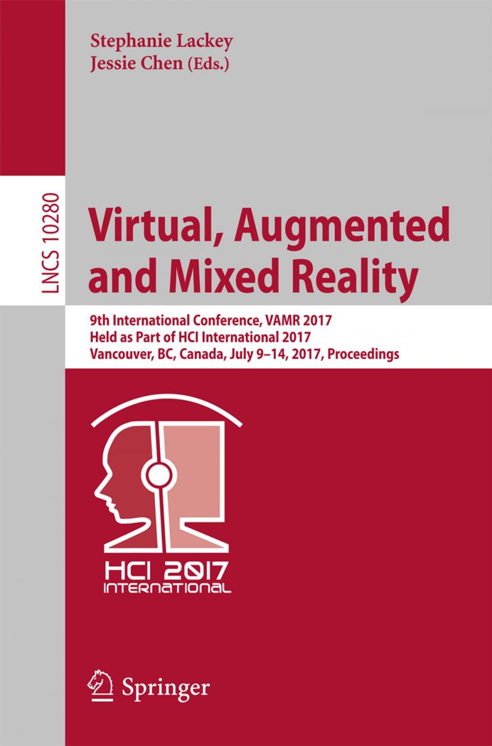 Big bigCover of Virtual, Augmented and Mixed Reality