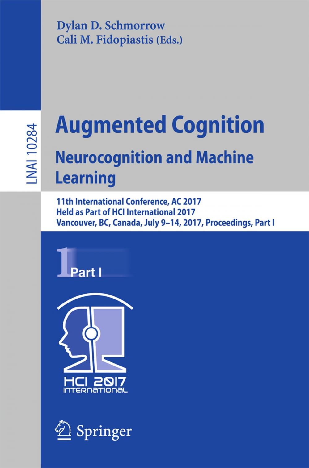 Big bigCover of Augmented Cognition. Neurocognition and Machine Learning