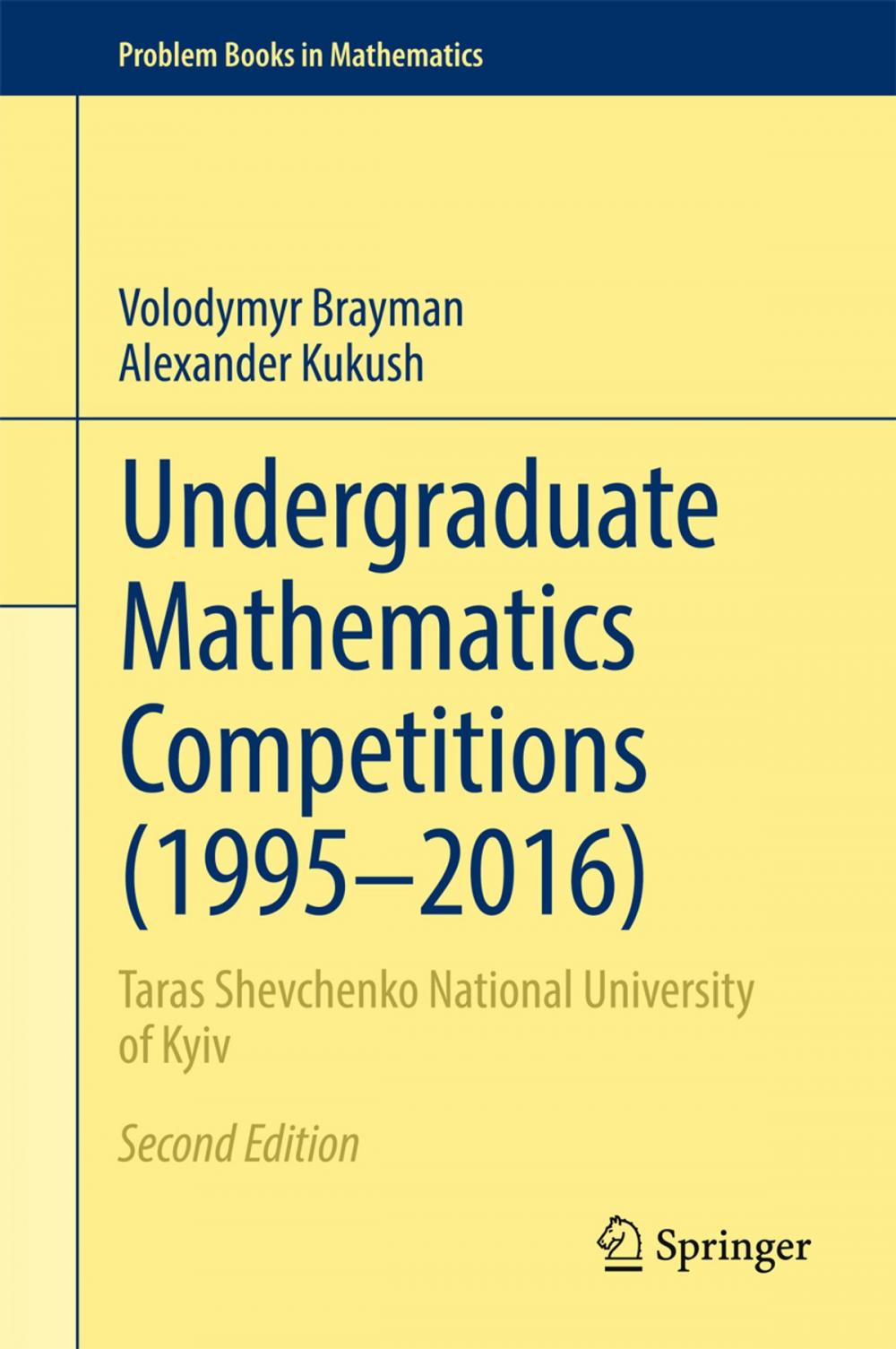 Big bigCover of Undergraduate Mathematics Competitions (1995–2016)