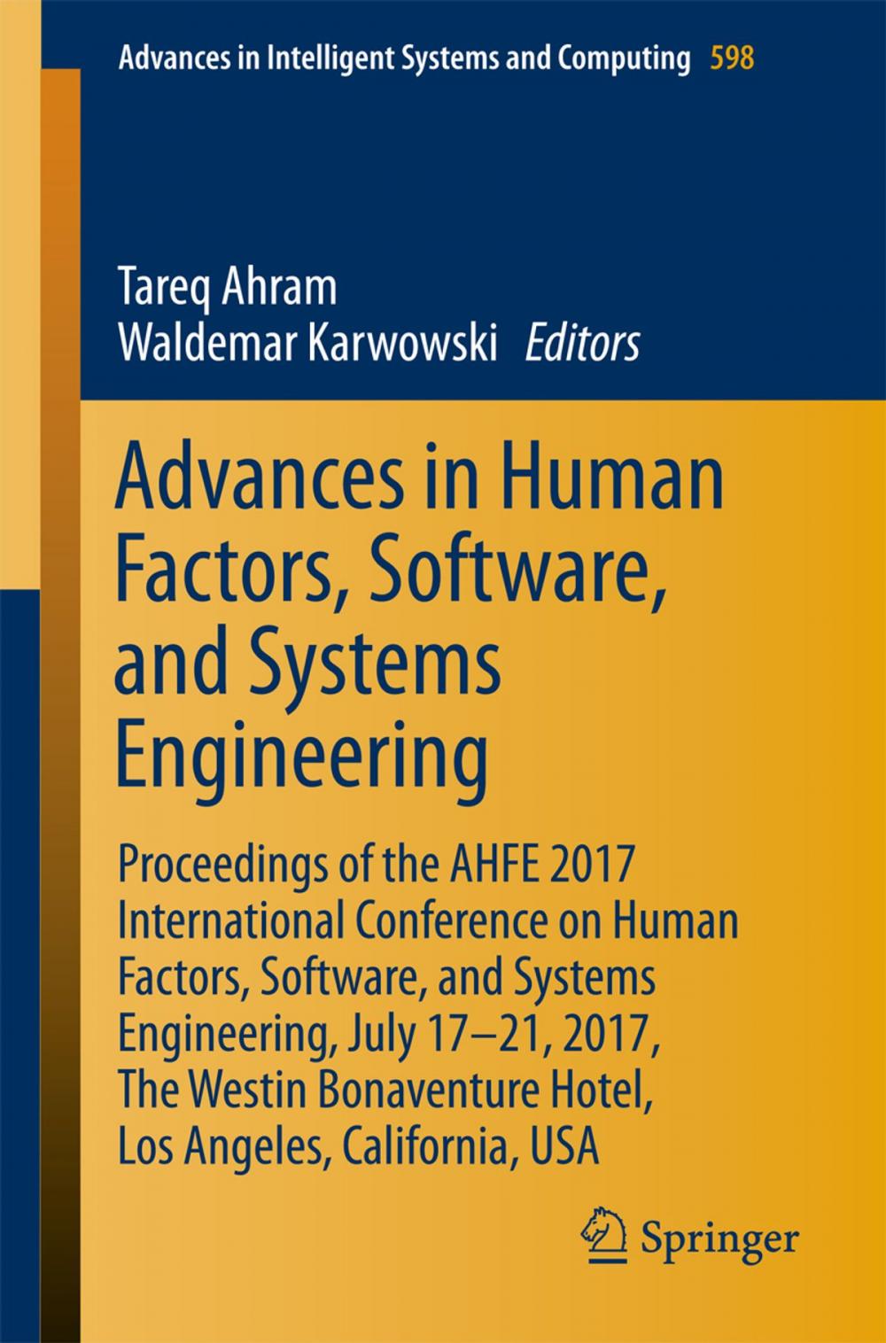 Big bigCover of Advances in Human Factors, Software, and Systems Engineering